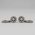 Bakır Renk Taşlı Küpe