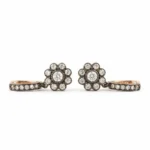 Bakır Renk Taşlı Küpe